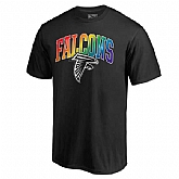 Men's Atlanta Falcons NFL Pro Line by Fanatics Branded Black Big & Tall Pride T-Shirt,baseball caps,new era cap wholesale,wholesale hats